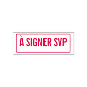 SVP TE ONDERTEKENEN  ZELFINKTENDE STEMPEL (Design)
