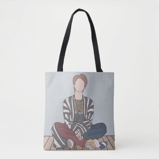 SVT Fan Art Fallin' Flower Tote Bag (Voorkant)