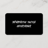 SVX-kaarten Visitekaartje (Achterkant)