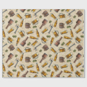 SW Beer Tan Wrapping Paper Cadeaupapier (Vlak)