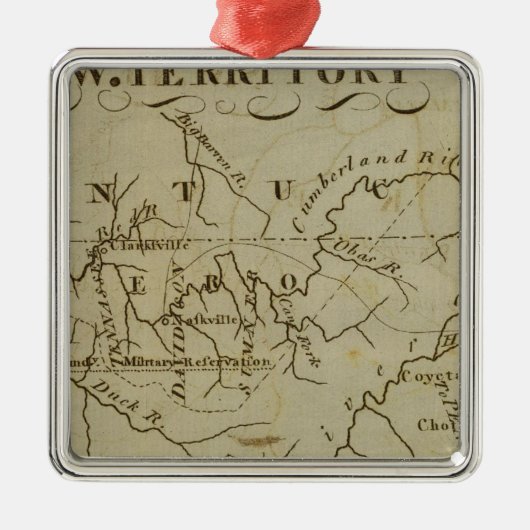 SW-gebied Metalen Ornament (Voorkant)