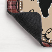 SW Horse Silhouette Filligree Mousepad Muismat (Hoek)