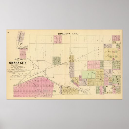 SW Omaha, Nebraska Poster (Voorkant)