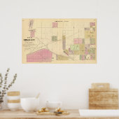 SW Omaha, Nebraska Poster (Keuken)
