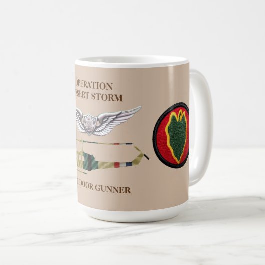 SWA 24e INF. Div. Huey Door Gunner Mok (Voorkant rechts)