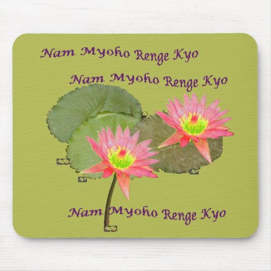 SWAAJ NMRK Two Lotus Mousepad Muismat (Voorkant)