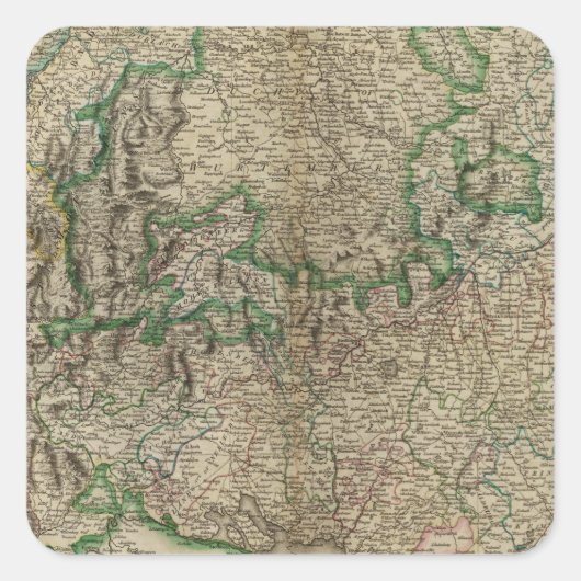 Swabia 2 vierkante sticker (Voorkant)