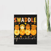 Swaddle Specialist Cute Newborn Nurse Baby Mother  Kaart (Voorkant)