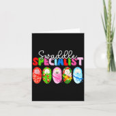 Swaddle Specialist Nicu Nurse Mother Baby Christma Kaart (Voorkant)