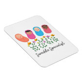 Swaddle Specialist NICU Verpleegkundige NeoNatal Magneet (Rechterzijde)