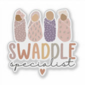 swaddle-specialist sticker (Voorkant)