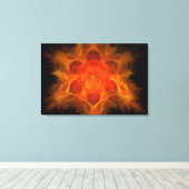 Swadhisthana Chakra Canvas Afdruk (Insitu (Houten vloer))