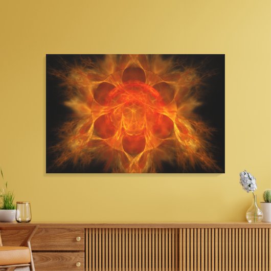 Swadhisthana Chakra Canvas Afdruk (Insitu (Woonkamer))