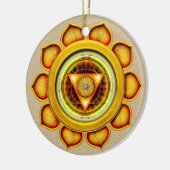 Swadhisthana of Sacral de tweede Chakra Keramisch Ornament (Links)