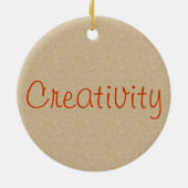 Swadhisthana of Sacral de tweede Chakra Keramisch Ornament (Achterkant)