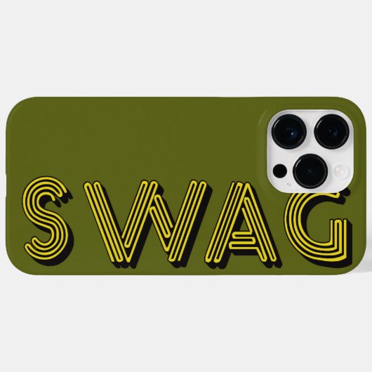 SWAG aangepaste iPhone-case Case-Mate iPhone Case (Achterkant (horizontaal))