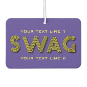 SWAG aangepaste luchtverfrisser (Voorkant)