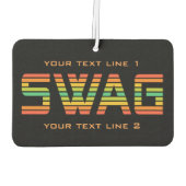 SWAG aangepaste luchtverfrisser (Achterkant)