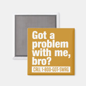 SWAG aangepaste magneet (Voorkant / Achterkant)