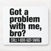 SWAG aangepaste mousepad Muismat (Voorkant)