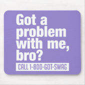 SWAG aangepaste mousepad Muismat (Voorkant)