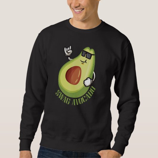 SWAG Avocado guacamole vegan Trui (Voorkant)