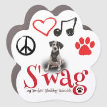 S'wag Car Magnet met Little Jack emblem