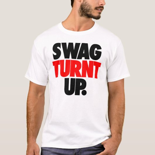Swag draaien omhoog door: Trenz Unltd. Witte T-shi T-shirt (Voorkant)