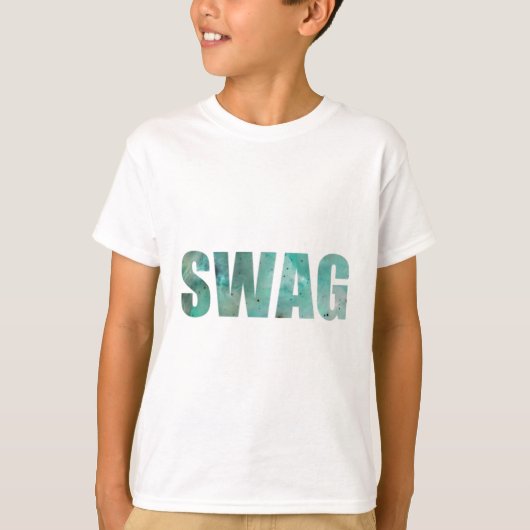 Swag Galaxy Youth T-Shirt - White (Voorkant)