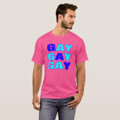 Swag Gay stijl. Wees trots. T-shirt (Voorkant volledig)