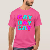 Swag Gay stijl. Wees trots. T-shirt (Voorkant)