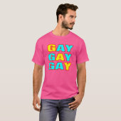 Swag Gay stijl. Wees trots. T-shirt (Voorkant volledig)