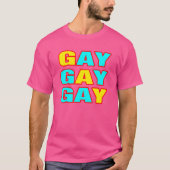 Swag Gay stijl. Wees trots. T-shirt (Voorkant)