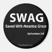 SWAG gotGod316.com Scripture Magneet (Voorkant)