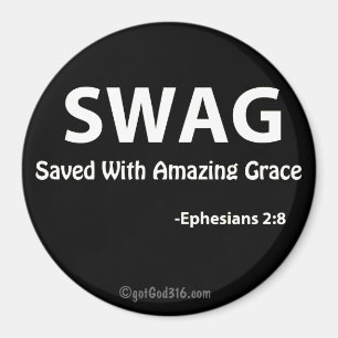 SWAG gotGod316.com Scripture Magneet