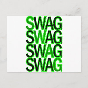 Swag - Groen Briefkaart