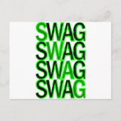 Swag - Groen Briefkaart (Voorkant)