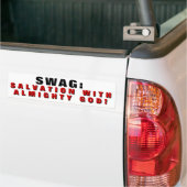 Swag is Redding met GOD Bumpersticker (Op Truck)