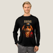 Swag Konijn - Cool Bunny Tri-Blend Shirt (Voorkant)