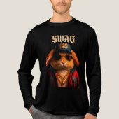 Swag Konijn - Cool Bunny Tri-Blend Shirt (Voorkant volledig)