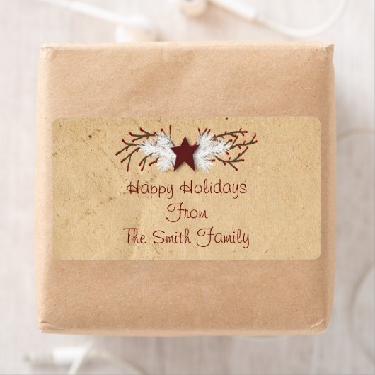 Swag label voor feestdag (Insitu)