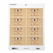 Swag label voor feestdag (Full Sheet)