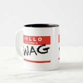 SWAG-Mok Tweekleurige Koffiemok (Voorkant links)