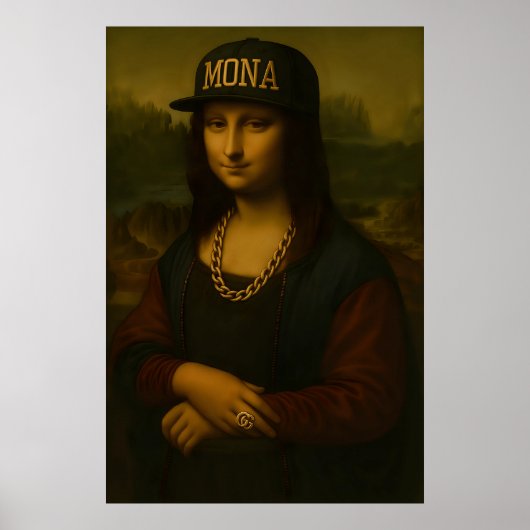 Swag Mona Lisa Poster (Voorkant)