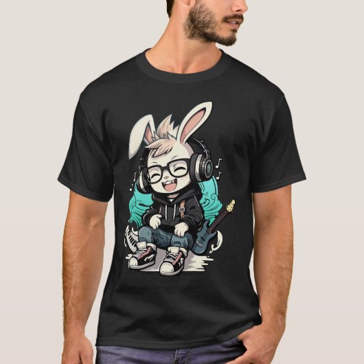 Swag Musical Rabbit T-shirt (Voorkant)