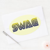 Swag Ovale Sticker (Envelop)