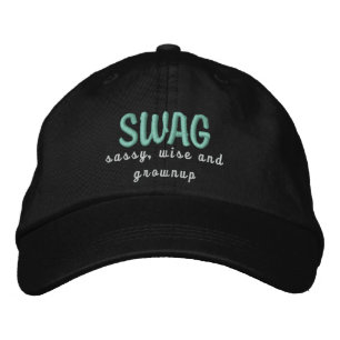 SWAG pet in zwart