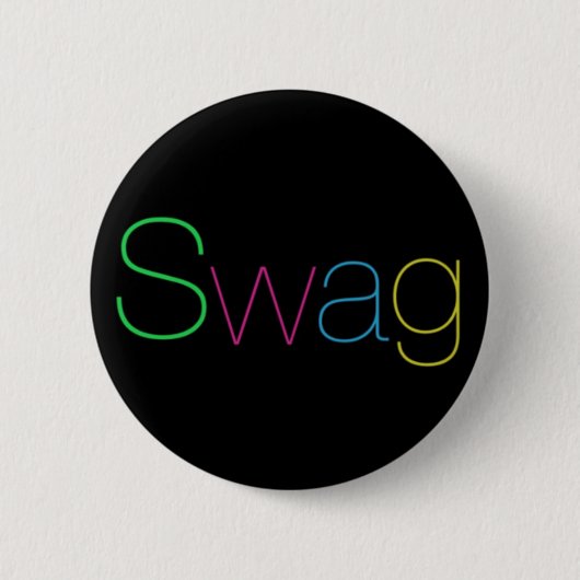 Swag Pin Ronde Button 5,7 Cm (Voorkant)