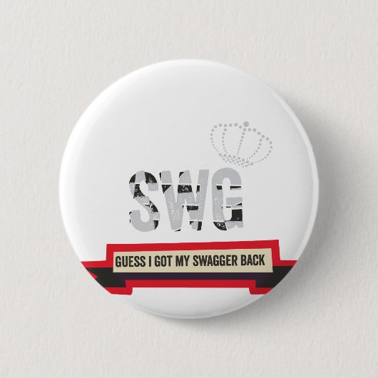 Swag Ronde Button 5,7 Cm (Voorkant)