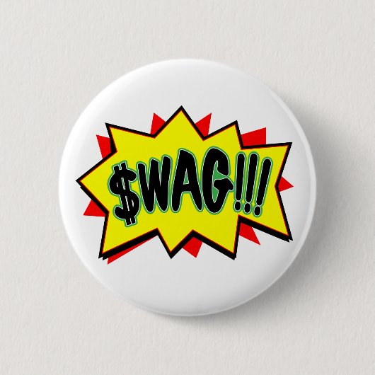 Swag!! Ronde Button 5,7 Cm (Voorkant)